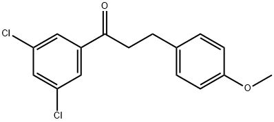 3',5'-DICHLORO-3-(4-METHOXYPHENYL)PROPIOPHENONE Struktur