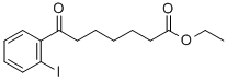 ETHYL 7-(2-IODOPHENYL)-7-OXOHEPTANOATE Struktur