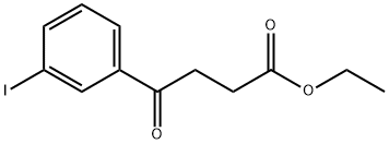 ETHYL 4-(3-IODOPHENYL)-4-OXOBUTYRATE Struktur