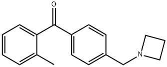 4'-AZETIDINOMETHYL-2-METHYLBENZOPHENONE Struktur