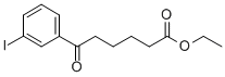 ETHYL 6-(3-IODOPHENYL)-6-OXOHEXANOATE Struktur