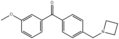 4'-AZETIDINOMETHYL-3-METHOXYBENZOPHENONE Struktur