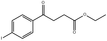 ETHYL 4-(4-IODOPHENYL)-4-OXOBUTYRATE Struktur