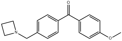 4-AZETIDINOMETHYL-4'-METHOXYBENZOPHENONE Struktur