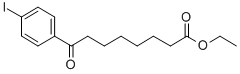 ETHYL 8-(4-IODOPHENYL)-8-OXOOCTANOATE Struktur