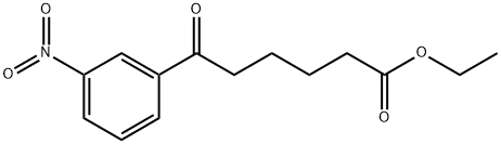 ETHYL 6-(3-NITROPHENYL)-6-OXOHEXANOATE Struktur