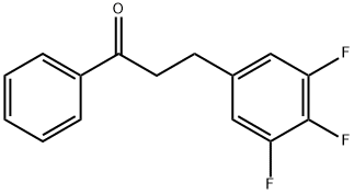 3-(3,4,5-TRIFLUOROPHENYL)PROPIOPHENONE Struktur