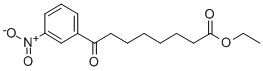 ETHYL 8-(3-NITROPHENYL)-8-OXOOCTANOATE Struktur