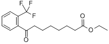 ETHYL 8-OXO-8-(2-TRIFLUOROMETHYLPHENYL)OCTANOATE Struktur