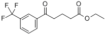 ETHYL 5-OXO-5-(3-TRIFLUOROMETHYLPHENYL)VALERATE Struktur