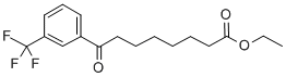 ETHYL 8-OXO-8-(3-TRIFLUOROMETHYLPHENYL)OCTANOATE Struktur