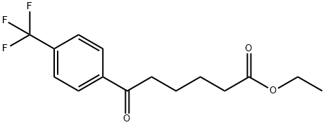 ETHYL 6-OXO-6-(4-TRIFLUOROMETHYLPHENYL)HEXANOATE Struktur