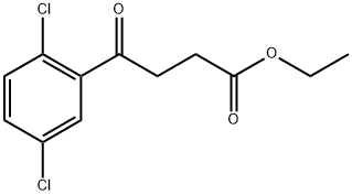 ETHYL 4-(2,5-DICHLOROPHENYL)-4-OXOBUTYRATE Struktur