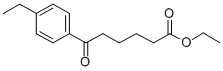 ETHYL 6-(4-ETHYLPHENYL)-6-OXOHEXANOATE Struktur