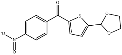 5-(1,3-DIOXOLAN-2-YL)-2-(4-NITROBENZOYL)THIOPHENE Struktur