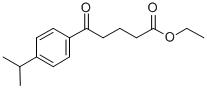 ETHYL 5-(4-ISOPROPYLPHENYL)-5-OXOVALERATE Struktur