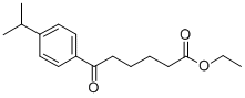 ETHYL 6-(4-ISOPROPYLPHENYL)-6-OXOHEXANOATE Struktur