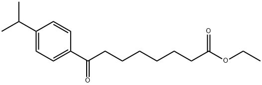 ETHYL 8-(4-ISOPROPYLPHENYL)-8-OXOOCTANOATE Struktur