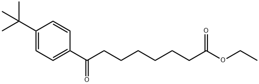 ETHYL 8-(4-T-BUTYLPHENYL)-8-OXOOCTANOATE Struktur