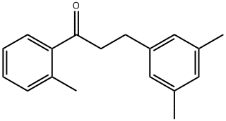 3-(3,5-DIMETHYLPHENYL)-2'-METHYLPROPIOPHENONE Struktur