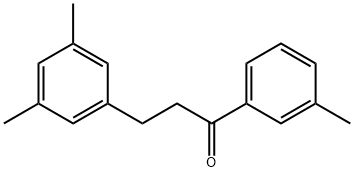 3-(3,5-DIMETHYLPHENYL)-3'-METHYLPROPIOPHENONE Struktur