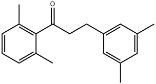 2',6'-DIMETHYL-3-(3,5-DIMETHYLPHENYL)PROPIOPHENONE Struktur