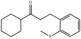 CYCLOHEXYL 2-(2-THIOMETHYLPHENYL)ETHYL KETONE Struktur