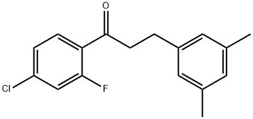 4'-CHLORO-3-(3,5-DIMETHYLPHENYL)-2'-FLUOROPROPIOPHENONE price.