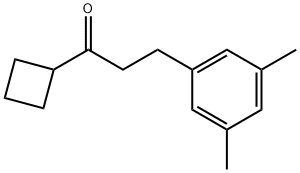 CYCLOBUTYL 2-(3,5-DIMETHYLPHENYL)ETHYL KETONE Struktur