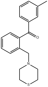 3'-METHYL-2-THIOMORPHOLINOMETHYL BENZOPHENONE Struktur