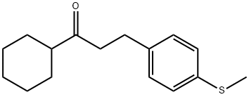 CYCLOHEXYL 2-(4-THIOMETHYLPHENYL)ETHYL KETONE Struktur