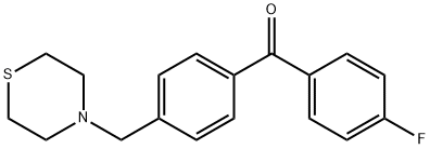 4-FLUORO-4'-THIOMORPHOLINOMETHYL BENZOPHENONE price.