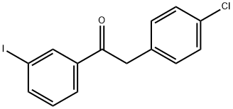 2-(4-CHLOROPHENYL)-3'-IODOACETOPHENONE Struktur