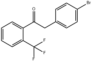 2-(4-BROMOPHENYL)-2'-TRIFLUOROMETHYLACETOPHENONE Struktur