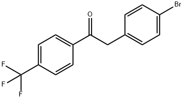 2-(4-BROMOPHENYL)-4'-TRIFLUOROMETHYLACETOPHENONE Struktur