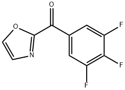 2-(3,4,5-TRIFLUOROBENZOYL)OXAZOLE Struktur