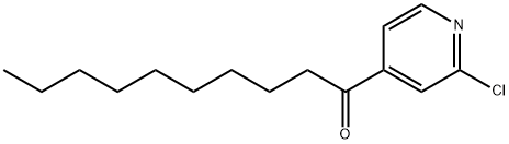 2-CHLORO-4-DECANOYLPYRIDINE Struktur