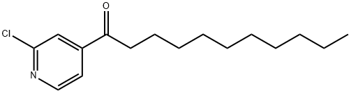 2-CHLORO-4-UNDECANOYLPYRIDINE Struktur