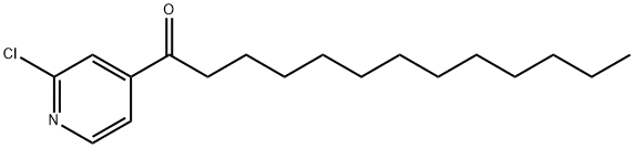 2-CHLORO-4-TRIDECANOYLPYRIDINE Struktur