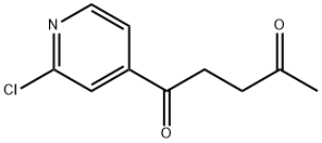 1-(3-CHLORO-4-PYRIDYL)-1,4-PENTANEDIONE Struktur