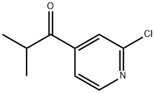 1-(2-CHLORO-PYRIDIN-4-YL)-2-METHYL-PROPAN-1-ONE Struktur