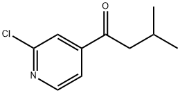 1-(2-CHLORO-PYRIDIN-4-YL)-3-METHYL-BUTAN-1-ONE Struktur