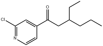 1-(2-CHLORO-PYRIDIN-4-YL)-2-ETHYL-HEXAN-1-ONE Struktur