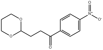 3-(1,3-DIOXAN-2-YL)-4'-NITROPROPIOPHENONE Struktur