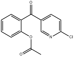 5-(2-ACETOXYBENZOYL)-2-CHLOROPYRIDINE Struktur