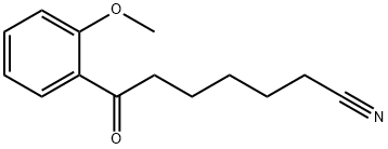 7-(2-METHOXYPHENYL)-7-OXOHEPTANENITRILE Struktur