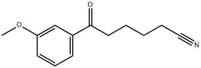 6-(3-METHOXYPHENYL)-6-OXOHEXANENITRILE Struktur