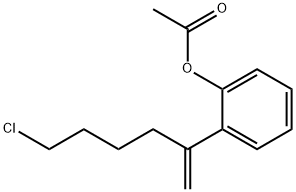 2'-ACETOXY-5-CHLOROVALEROPHENONE Struktur