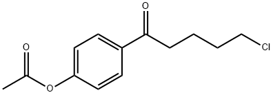 4'-ACETOXY-5-CHLOROVALEROPHENONE Struktur