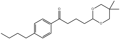 4'-N-BUTYL-4-(5,5-DIMETHYL-1,3-DIOXAN-2-YL)BUTYROPHENONE Struktur